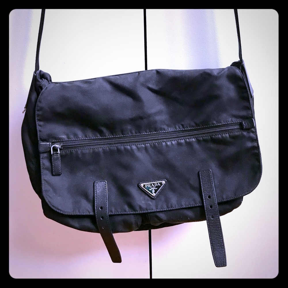 Prada Nylon crossbody satchel